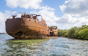 Abandoned Freighter, Saint Martin